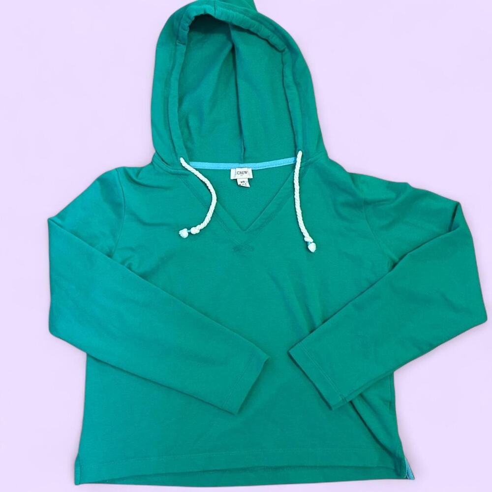 Jcrew tealish green hoodie kinda